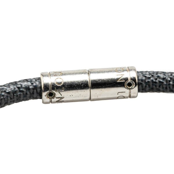 Louis Vuitton Damier Graphite Bracelet M6140E - Image 4