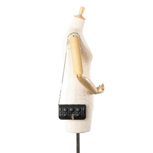 Dior Lambskin Chain Shoulder Bag - Image 12