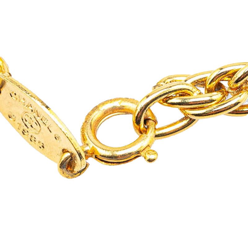Chanel Vintage Coco Mark 1983 Gold Bracelet - Image 4