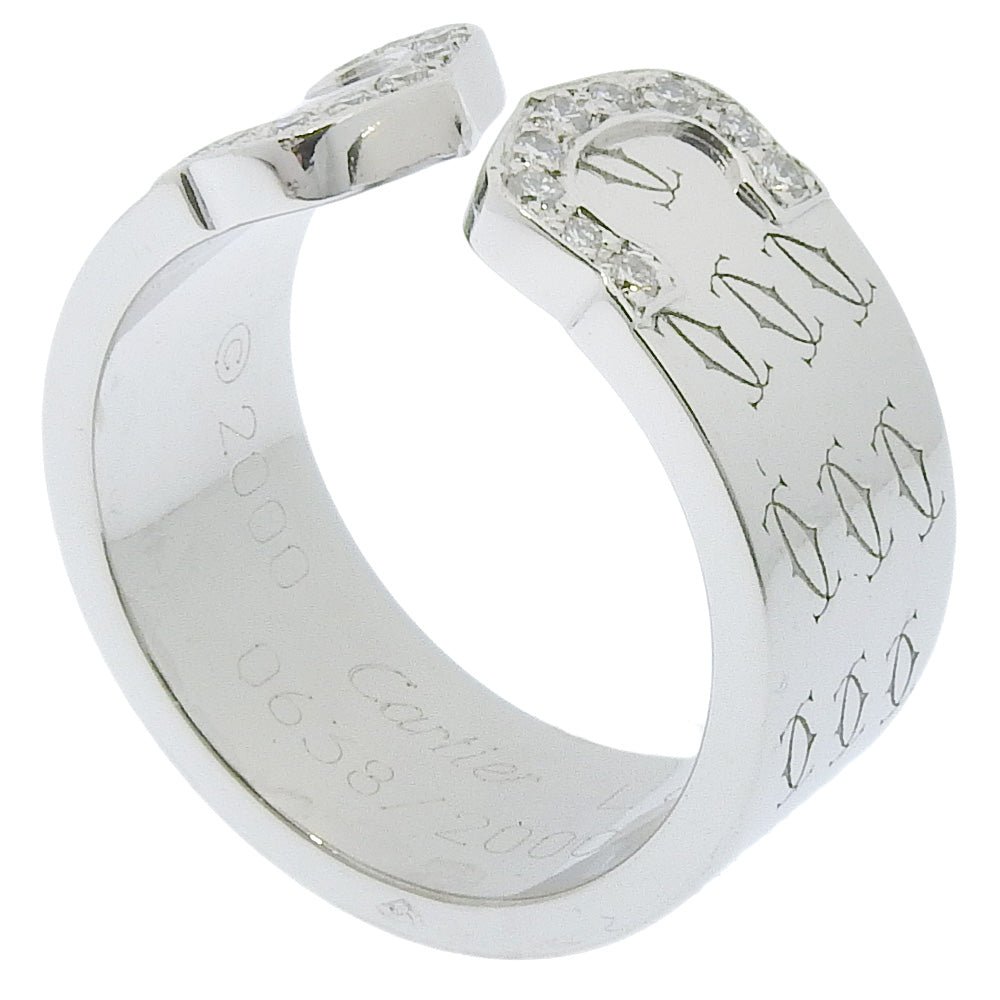 Cartier C2 Happy Birthday Ring K18 White Gold Diamond - Image 3