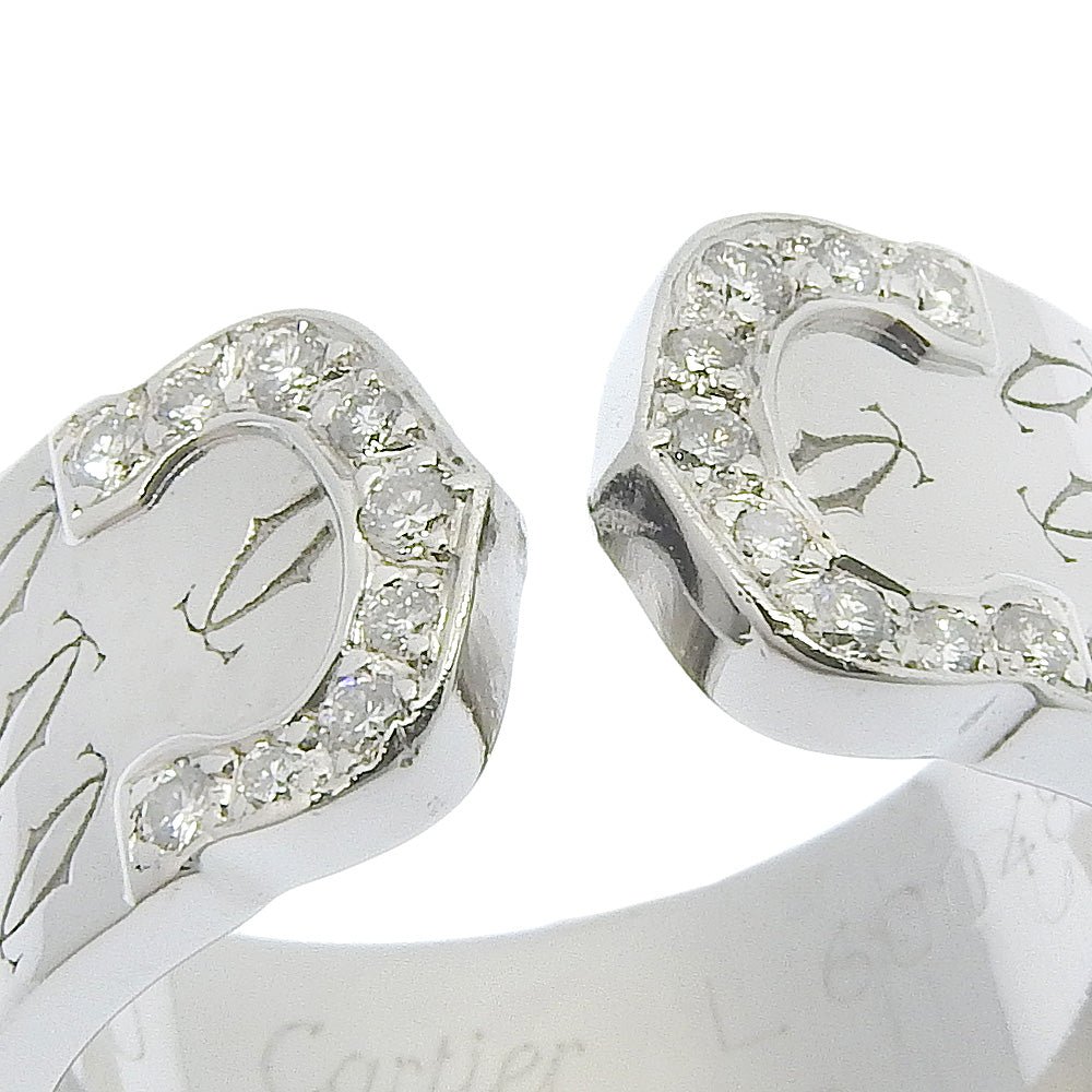 Cartier C2 Happy Birthday Ring K18 White Gold Diamond - Image 4