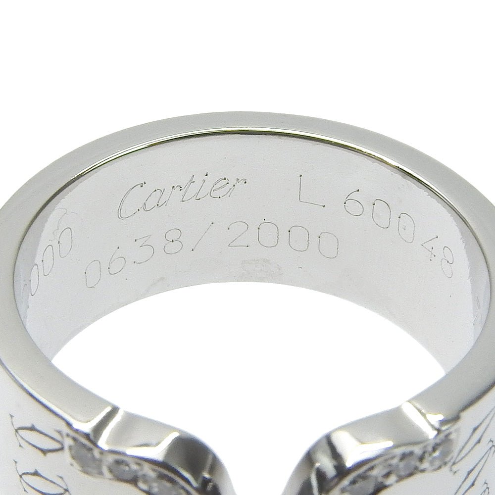 Cartier C2 Happy Birthday Ring K18 White Gold Diamond - Image 5
