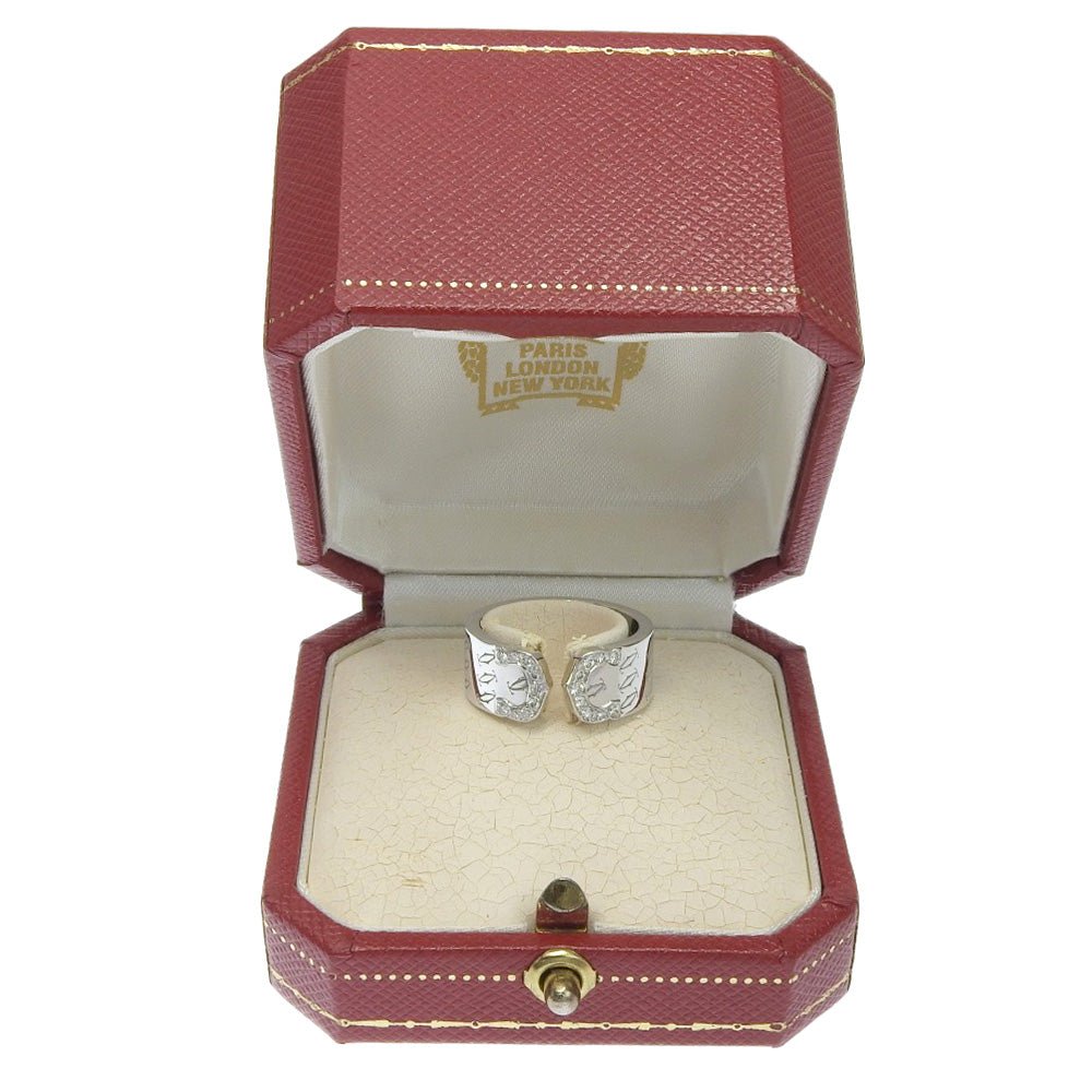 Cartier C2 Happy Birthday Ring K18 White Gold Diamond - Image 6
