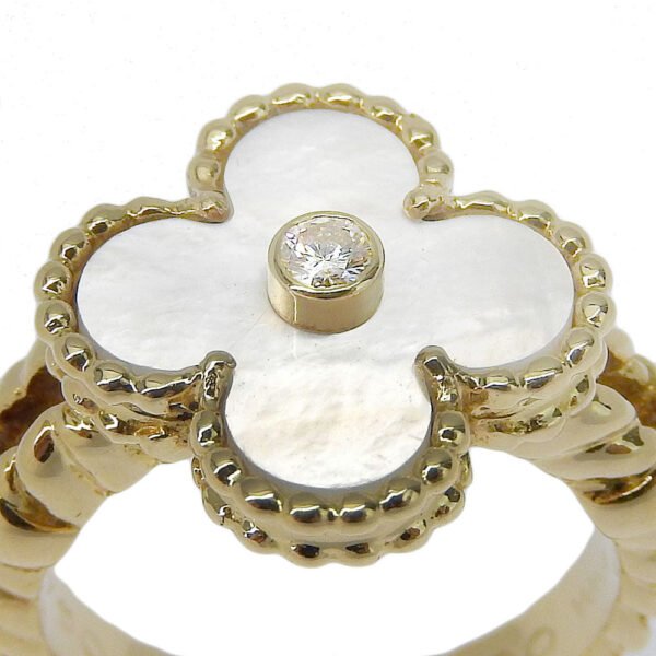 Van Cleef & Arpels Alhambra Ring K18 Yellow Gold - Image 4