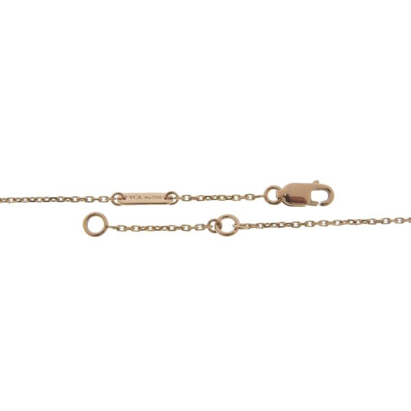 Van Cleef & Arpels Sweet Alhambra Necklace K18 PG - Image 6