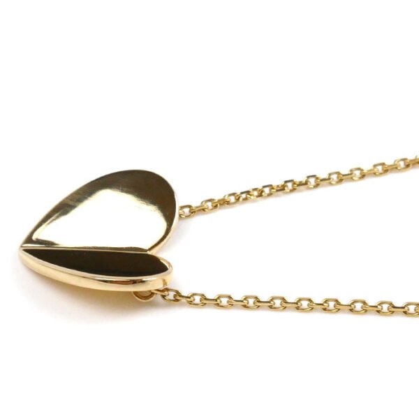 Van Cleef & Arpels Yellow Gold Heart Necklace - Image 3