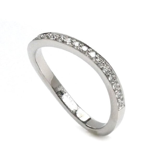 Chanel Pt950 Platinum Diamond Eternity Ring - Image 2