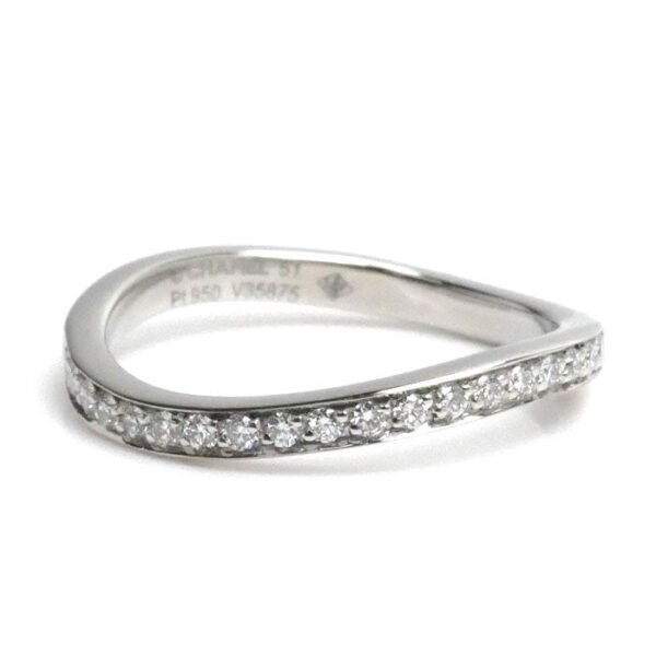 Chanel Pt950 Platinum Diamond Eternity Ring - Image 3