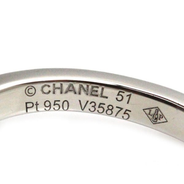 Chanel Pt950 Platinum Diamond Eternity Ring - Image 5