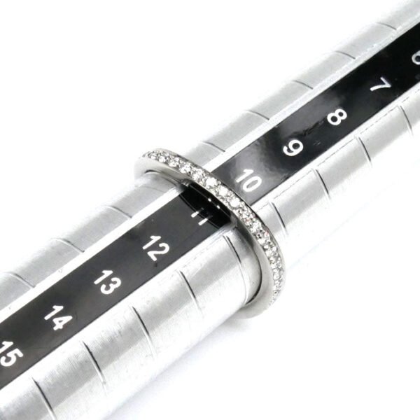 Chanel Pt950 Platinum Diamond Eternity Ring - Image 6