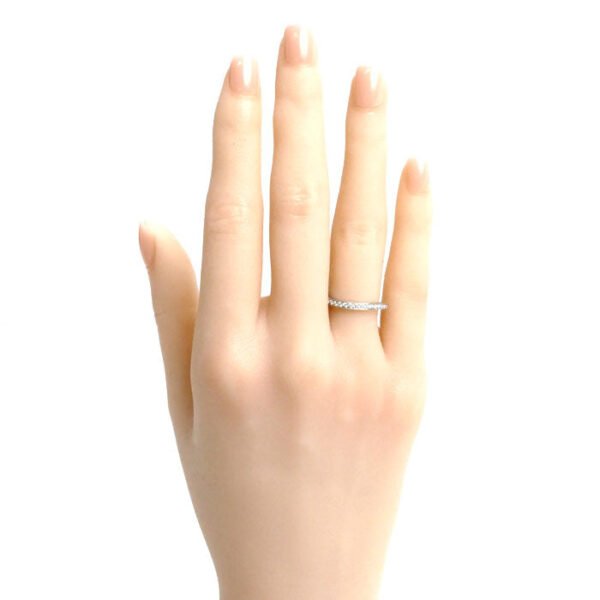 Chanel Pt950 Platinum Diamond Eternity Ring - Image 7