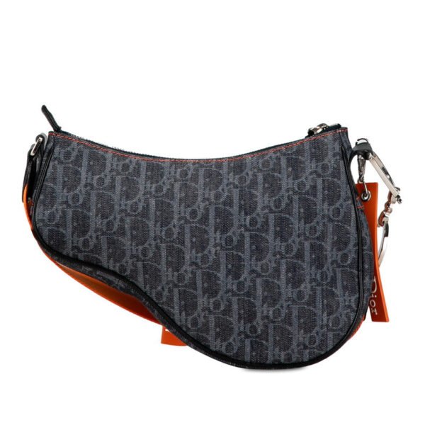 Dior Canvas Trotter Saddle Flightline Shoulder Bag - Image 3