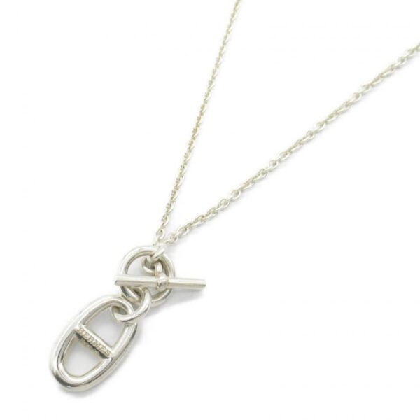 Preloved HERMES Chaine d'Ancre Amulet Necklace Silver 925 Sterling Silver