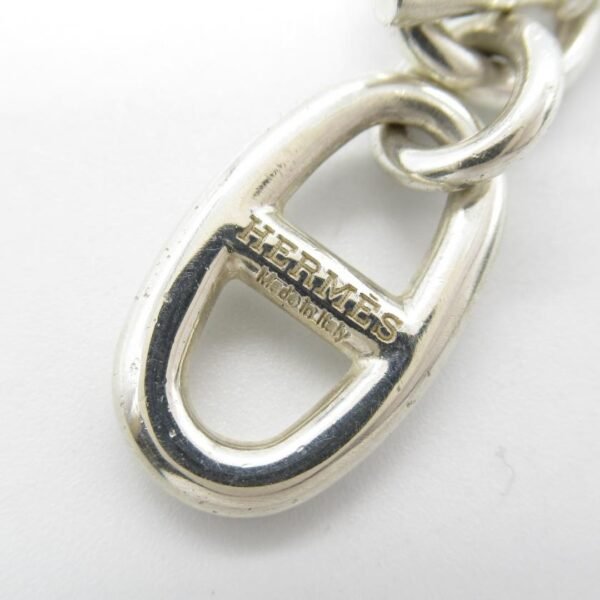 Preloved HERMES Chaine d'Ancre Amulet Necklace Silver 925 Sterling Silver - Image 7