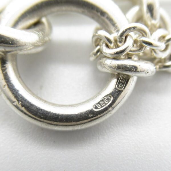 Preloved HERMES Chaine d'Ancre Amulet Necklace Silver 925 Sterling Silver - Image 8