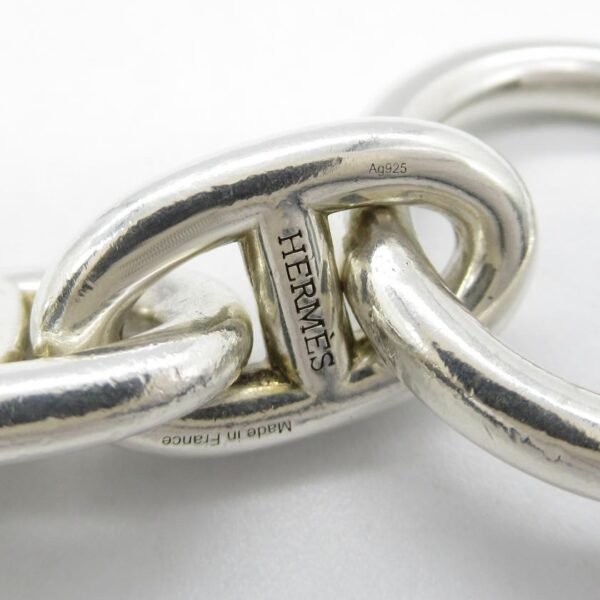 Hermes Shane Dunkle MM 16 Links Bracelet Silver Pre-Loved Condition A - Image 5
