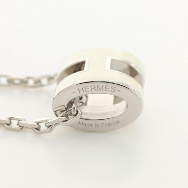 HERMES MINI POP H Mini Pop H necklace Silver ivory Necklace - Image 4