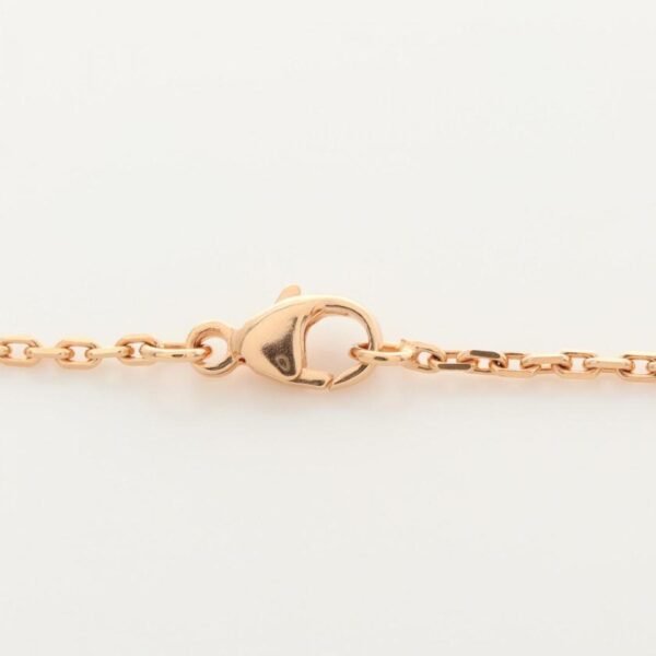 Pre-loved HERMES MINI POP H Necklace Pink Gold Off White - Image 3