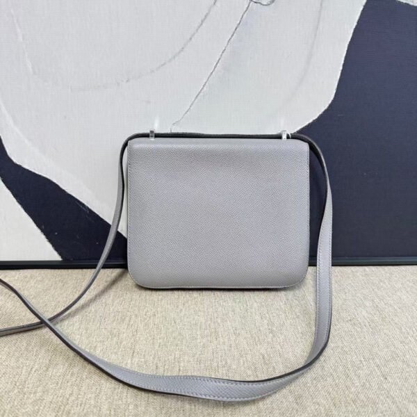 Hermès Constance 19 Epsom Leather Etain Crossbody Bag - Image 2
