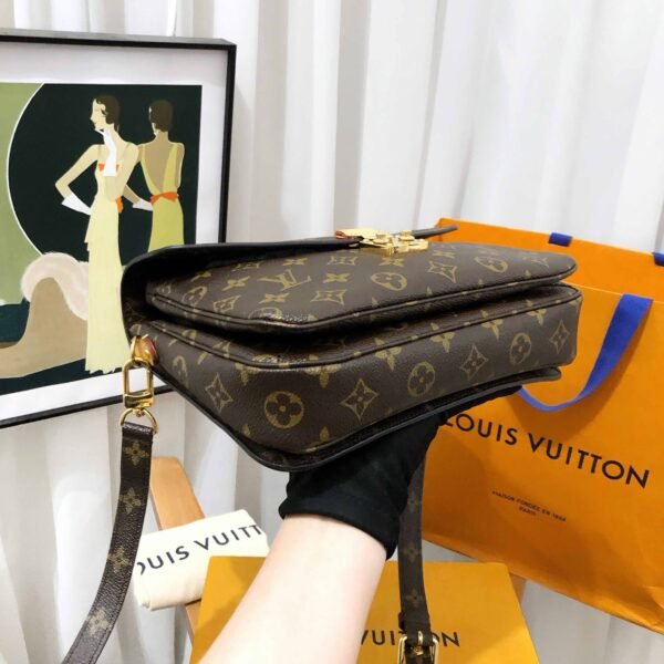 Louis Vuitton Monogram Canvas Messenger Bag in Brown - Image 3