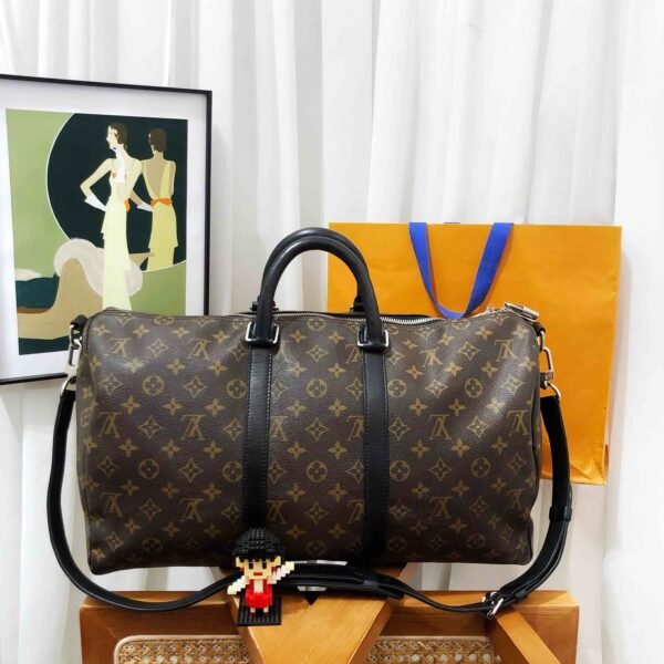 Preloved Louis Vuitton Keepall Two-Way Monogram Canvas Duffle Bag - Image 2