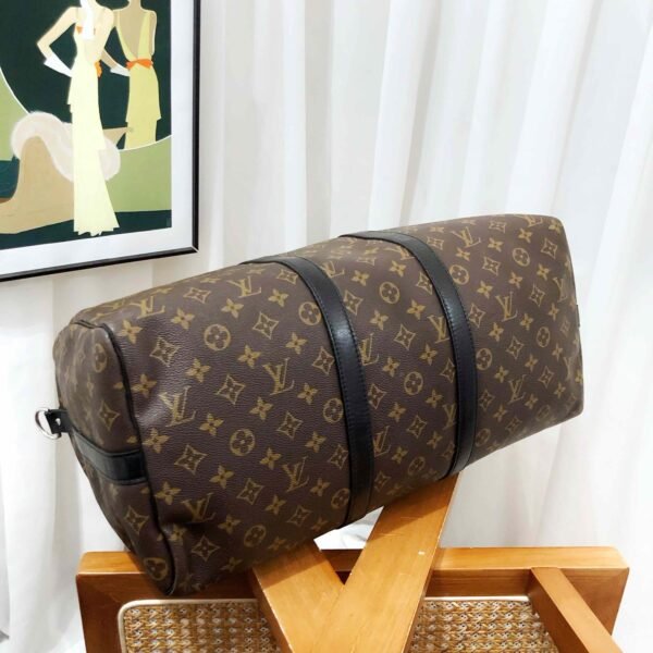 Preloved Louis Vuitton Keepall Two-Way Monogram Canvas Duffle Bag - Image 3