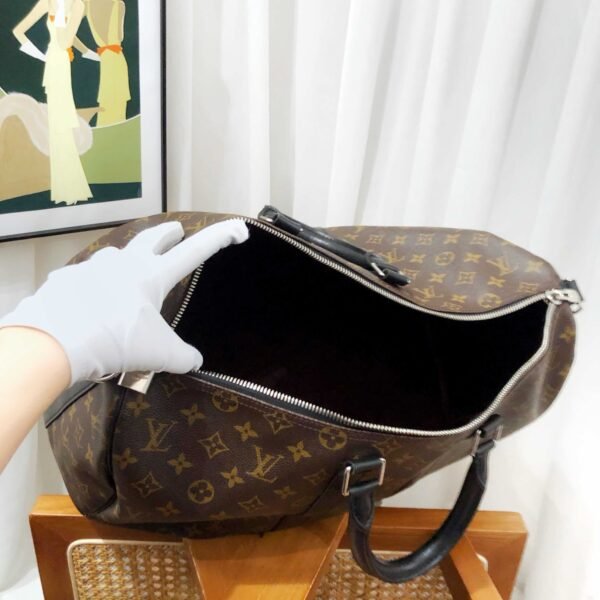 Preloved Louis Vuitton Keepall Two-Way Monogram Canvas Duffle Bag - Image 5