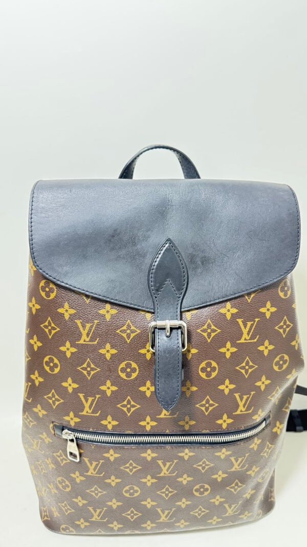 Preloved Louis Vuitton Monogram Canvas Brown Backpack - Image 4