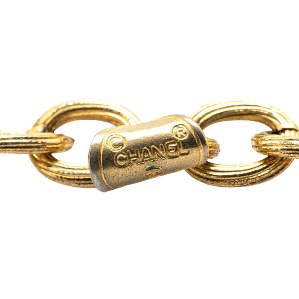 Chanel Matelasse Lion Round Necklace - Image 4