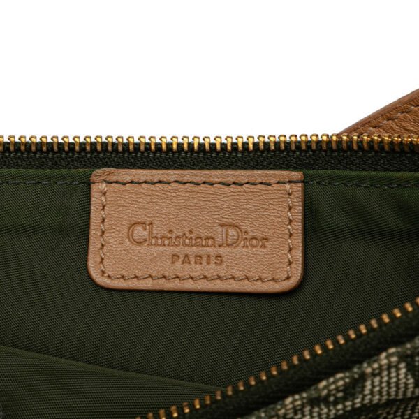 Dior Trotter Saddle Canvas Leather Handbag - Image 6