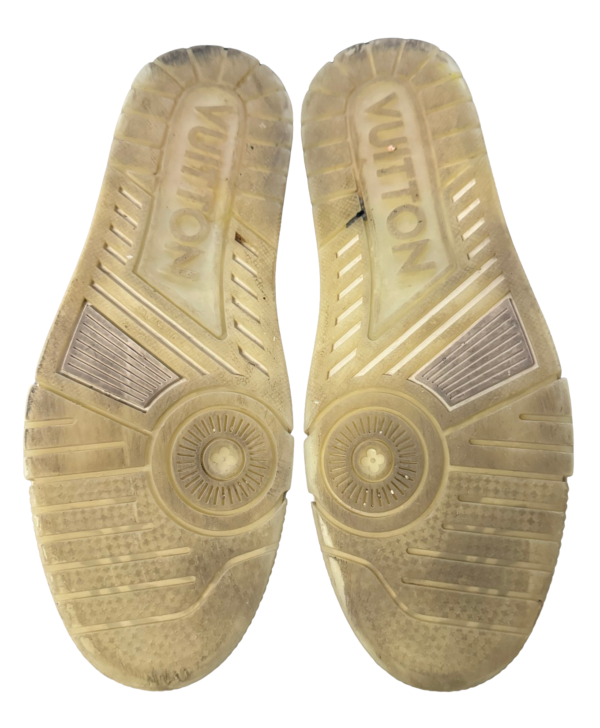 Louis Vuitton LV Trainer 'Suede Monogram' Brown Sneakers - Image 2