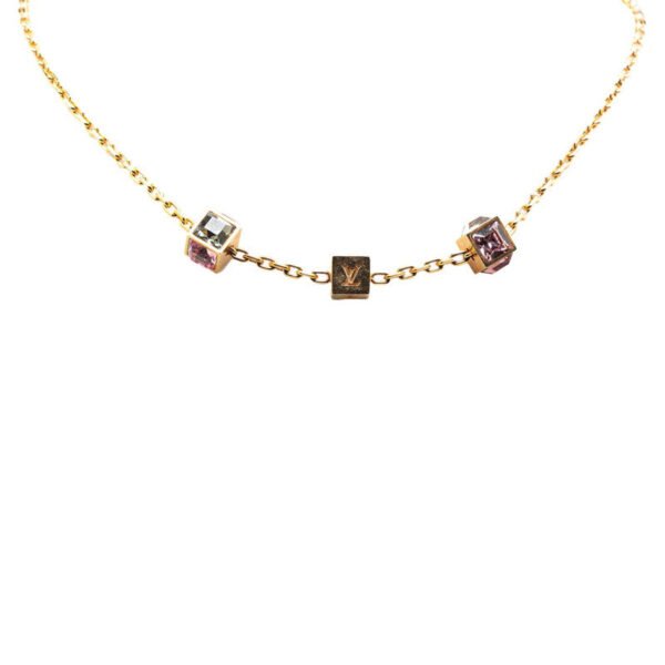 Louis Vuitton Gamble Necklace M66829 Gold